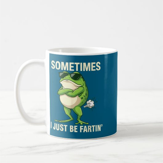 Mug Sometimes Just Farting Frog I Custom (Gauche)