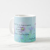 Mug Sommeil paisible, Psaumes 4 (Devant gauche)