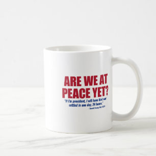 Mug Sommes-nous enfin en paix ? Guerre entre la Russie