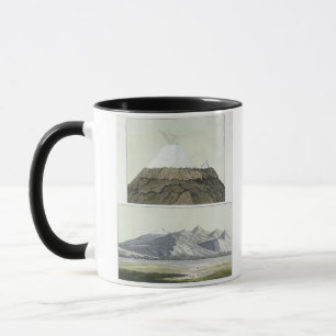 Mug Sommet du Cotopaxi (dessus), et l'éruption de Cot
