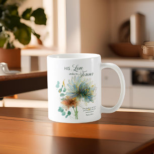 Mug Son Amour Endure Pour Toujours Psaume 136 Verse Éc