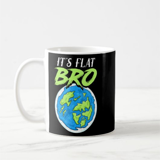 Mug Son Bro plat - Terre plate (Gauche)