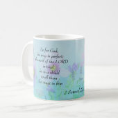 Mug Son chemin est parfait, 2 Samuel 22 (Devant gauche)