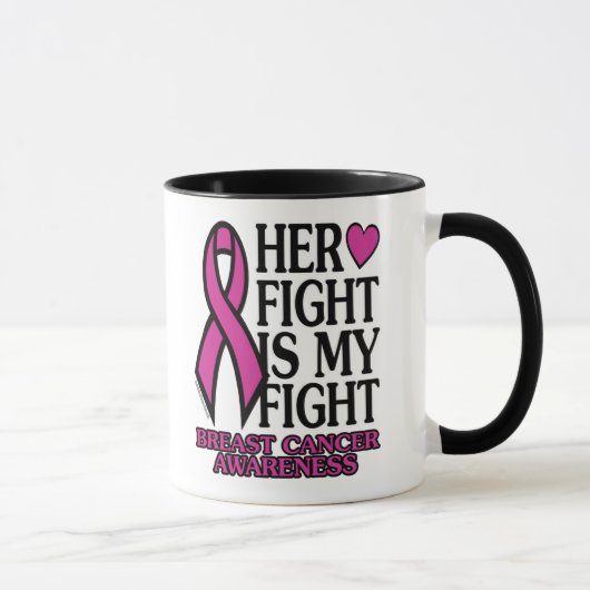 Mug Son combat...Cancer du sein (Droite)