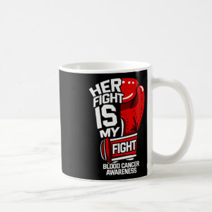 Mug Son combat est mon combat Cancer du sang Tumeur li