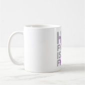 Mug Son combat est Mon combat Chrons maladie Ruban (Gauche)