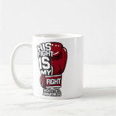 Mug Son Combat Est Mon Combat Conscience Cellule Fauci (Gauche)