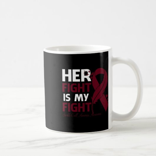 Mug Son Combat Est Mon Combat Contre L'Anémie Cellulai (Droite)
