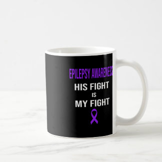 Mug Son combat est Mon combat Epilepsie Conscience Pur