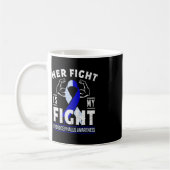 Mug Son combat est Mon combat Hydrocéphalie Sensibilis (Gauche)