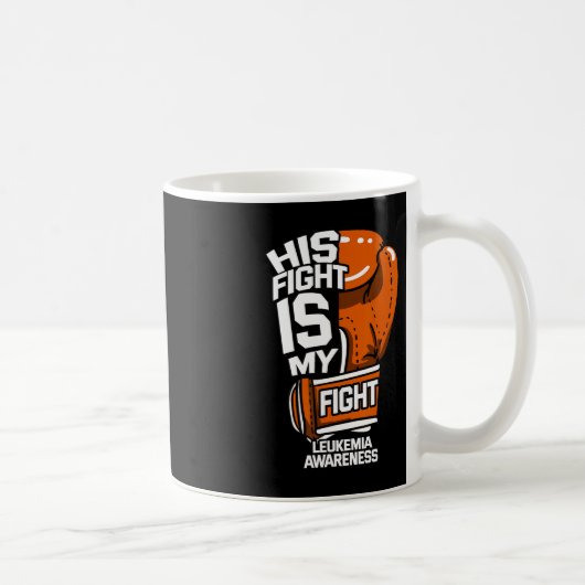 Mug Son Combat Est Mon Combat Leucémie Sensibilisation (Droite)