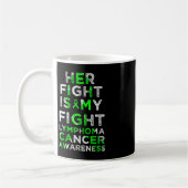Mug Son combat est mon combat Lymphome Acteur du cance (Gauche)