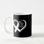Mug Son combat est mon combat Mois de la sensibilisati (Gauche)