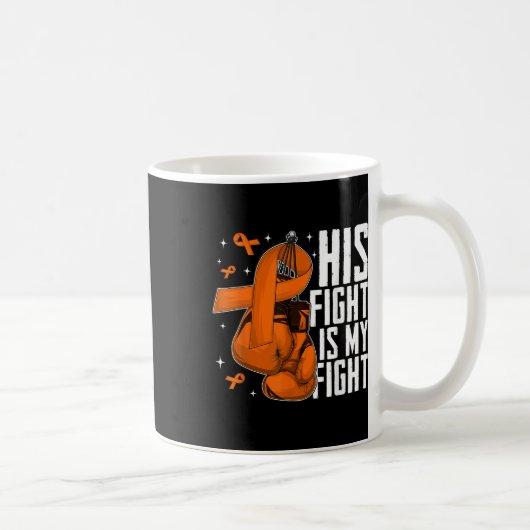 Mug Son combat est mon combat Mois de sensibilisation  (Droite)