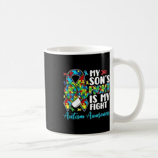 Mug Son combat est mon combat Sensibilisation et souti (Droite)
