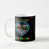 Mug Son Combat Est Mon Combat Sensibilisation sur l'au (Gauche)
