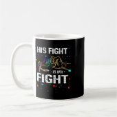 Mug Son Combat Est Mon Combat Sensibilisation sur l'au (Gauche)