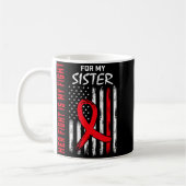 Mug Son combat est mon combat Soeur Sensibilisation à  (Gauche)