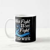Mug Son combat est mon combat T1d Femme Sensibilisatio (Gauche)