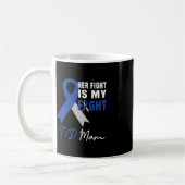 Mug Son combat est mon combat T1D Maman Conscience du (Gauche)