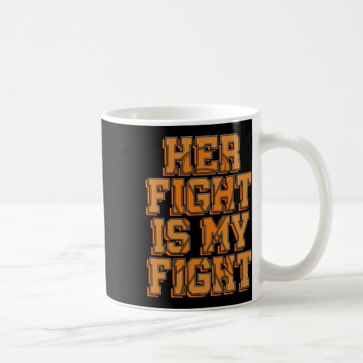 Mug Son Combat Est Mon Crps De Combat Rsd Sensibilisat (Droite)