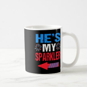 Mug Son et ses 4 juillet mariées de chemises Il est mo