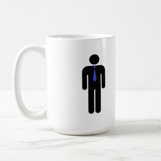 Mug SON et sien (bleu) (Gauche)