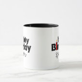 Mug Son mon anniversaire me donnent une fessée (Centre)