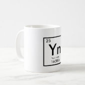 Mug Son nom en tant qu'élément chimique (Devant gauche)