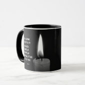 Mug Son nom sera Prince de la Paix Bible Verse (Devant gauche)