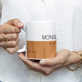 Mug son professionnel (architecte) mi-bois mi-blanc