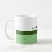 Mug son professionnel demi-blanc mi-vert (Gauche)