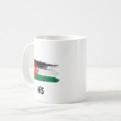 Mug Son & Sa Drapeau Palestinien – Design Défraîch (Devant gauche)