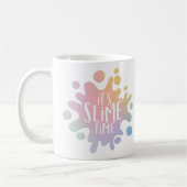 Mug "son splat arc-en-ciel à temps mince (Gauche)