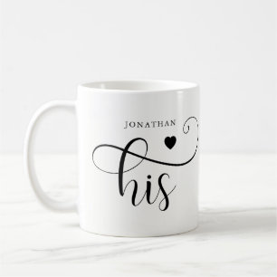 Mug Son   Typographie élégante et coeur