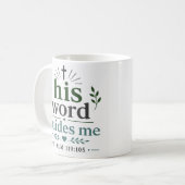 Mug Son Verbe Me Guide Encouragement Chrétien (Devant gauche)