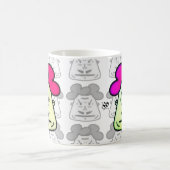 Mug Son visage de dessin animé Mustache v1-1 (Centre)