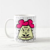 Mug Son visage de dessin animé Mustache v1-1 (Gauche)