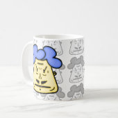 Mug Son visage de dessin animé Mustache v2-1 (Devant gauche)