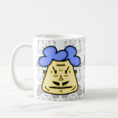 Mug Son visage de dessin animé Mustache v2-1 (Gauche)