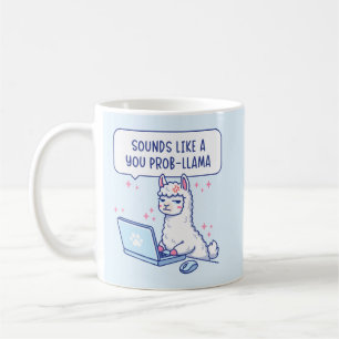 Mug Sonne comme un problème de lama - Lama de bureau m