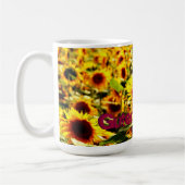 Mug Sonnenblumenfeld (Gauche)