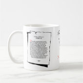 Mug Sonnet 41 de Shakespeare (Gauche)