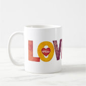 Mug Sonnet 43 personnalisable de la Saint-Valentin vin (Gauche)