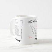 Mug Sonnet 70 de Shakespeare (Devant gauche)
