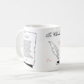 Mug Sonnet 72 de Shakespeare (Devant gauche)