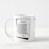 Mug Sonnet 72 de Shakespeare (Gauche)