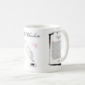 Mug Sonnet Shakespeare 5 (Devant droit)