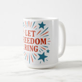 Mug Sonnez la liberté (Devant droit)
