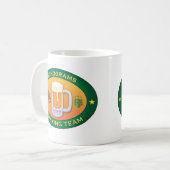 Mug Sonogrammes buvant l'équipe (Devant gauche)